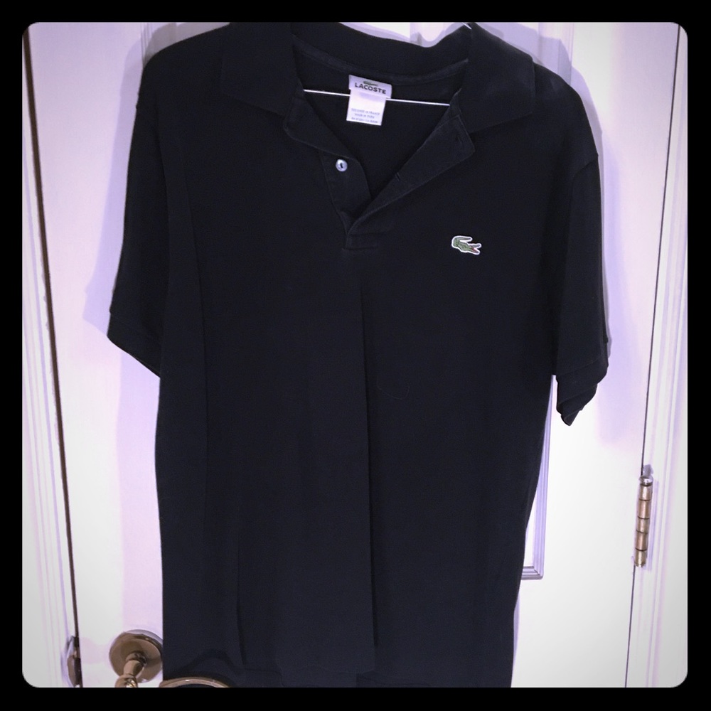 Lacoste black polo